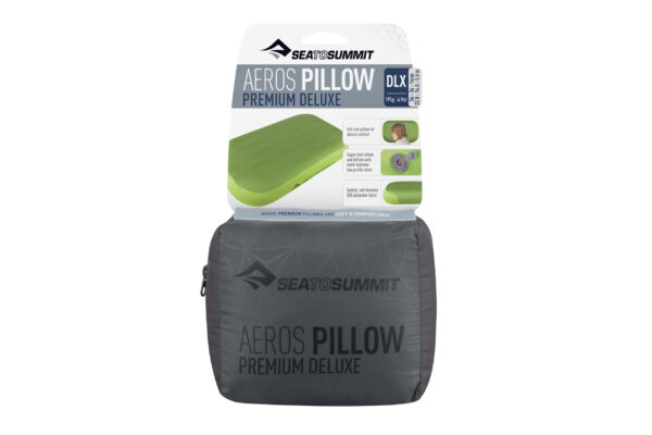 Cestovný vankúš SEATOSUMMIT Aeros Pillow Premium Deluxe 56x36x14 cm šedá - Image 5