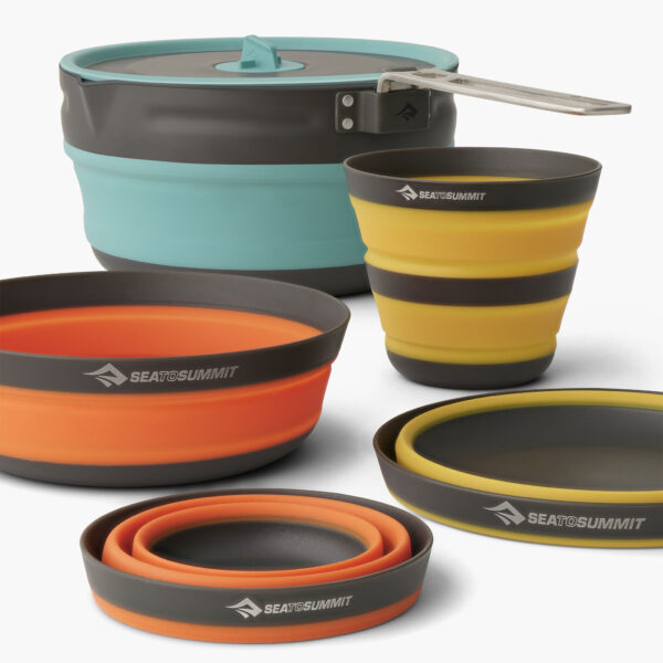 Skladacia sada na varenie SEATOSUMMIT Frontier UL Collapsible ONE POT Cook set 2.2l 2P 5ks - Image 3