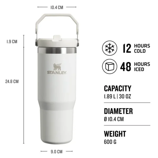 Fľaša STANLEY The IceFlow™ Flip Straw Tumbler 0.89l frost - Image 5